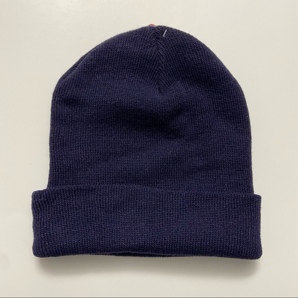 American Needle Navy Basic Knit Beanie Hat - Picture 3 of 6